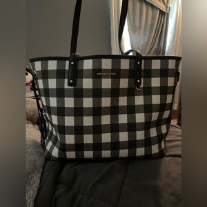 Michael Kors Gingham Tote Bag